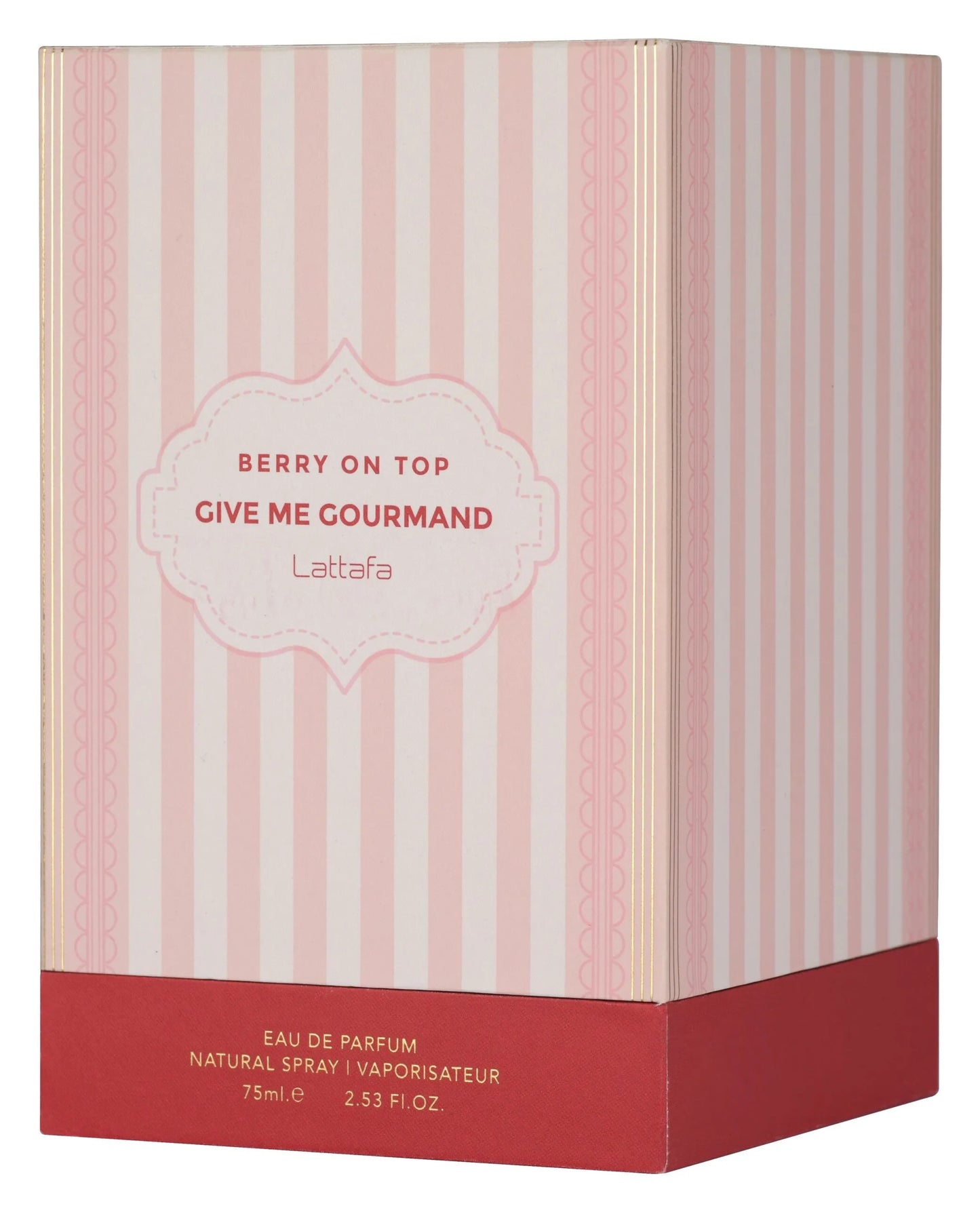 Lattafa give me gourmand berry on top