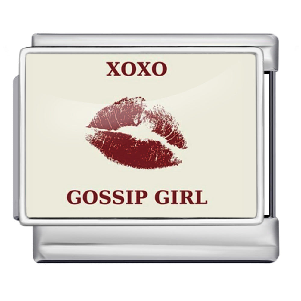 Charm italien "xoxo gossip girl"