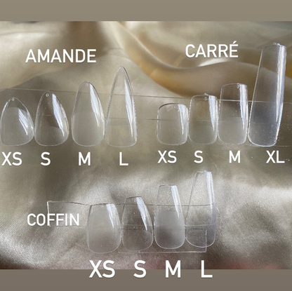 Sizing kit pour press on nails