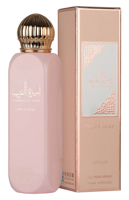 Lattafa brume all over spray corps et cheveux - Ameerat al arab privé rose