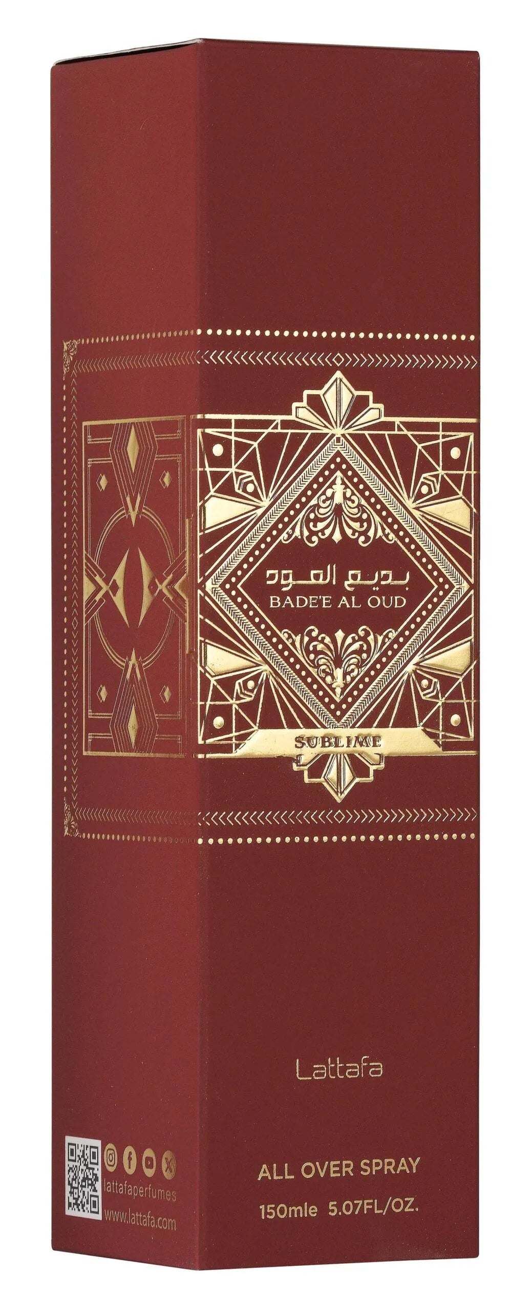 Lattafa brume all over spray corps et cheveux - Badee al oud sublime