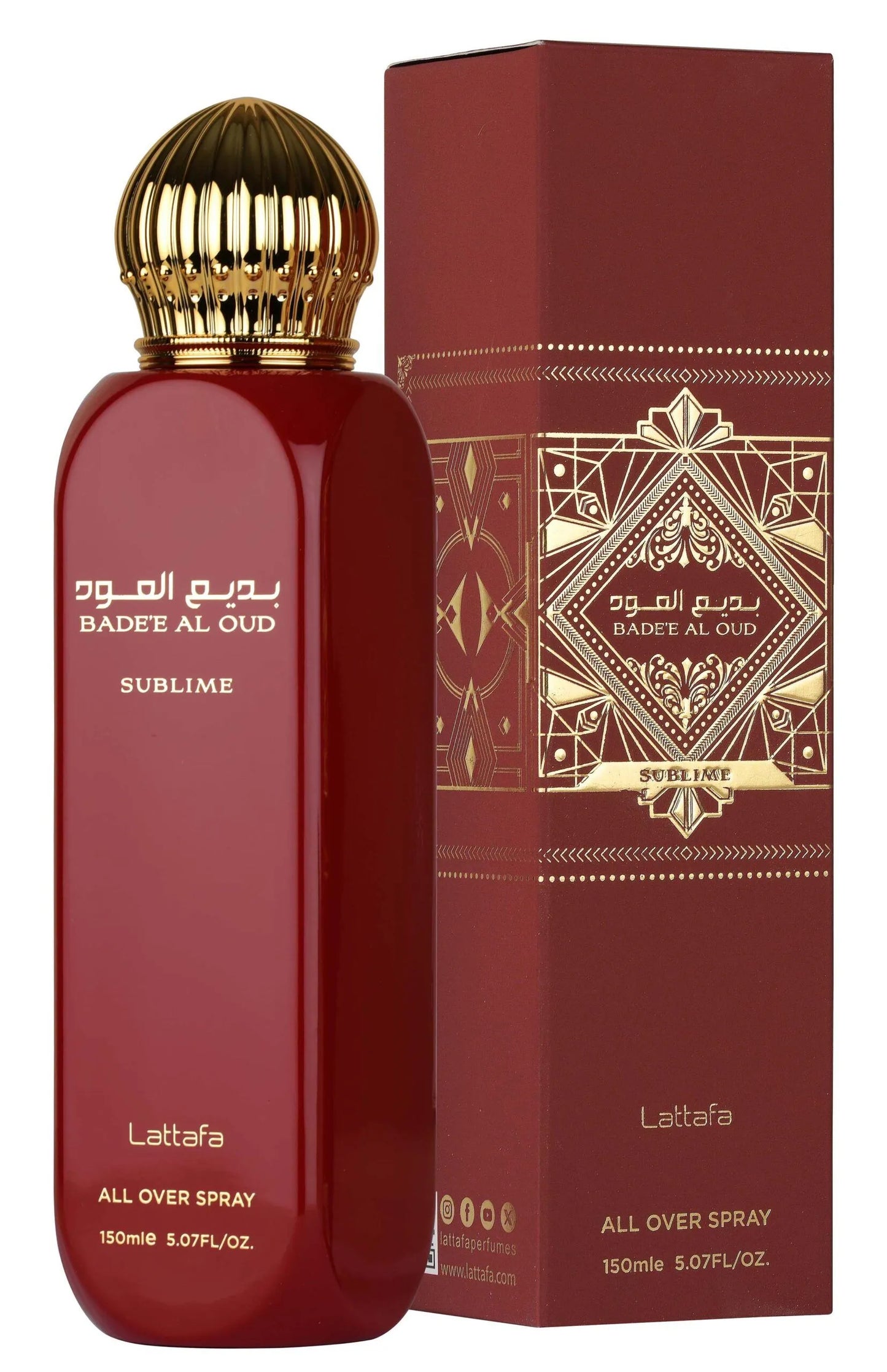 Lattafa brume all over spray corps et cheveux - Badee al oud sublime