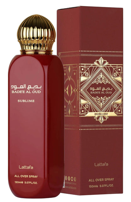 Lattafa brume all over spray corps et cheveux - Badee al oud sublime