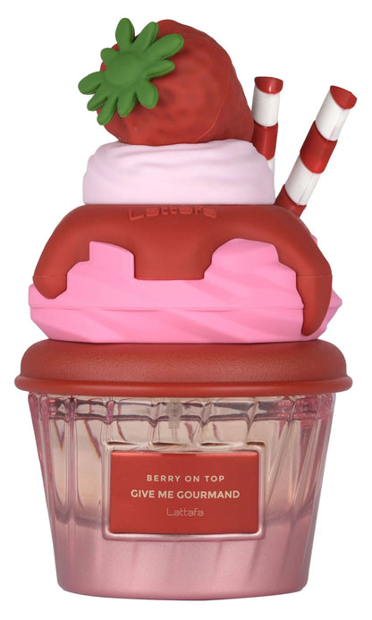 Lattafa give me gourmand berry on top