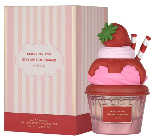 Lattafa give me gourmand berry on top