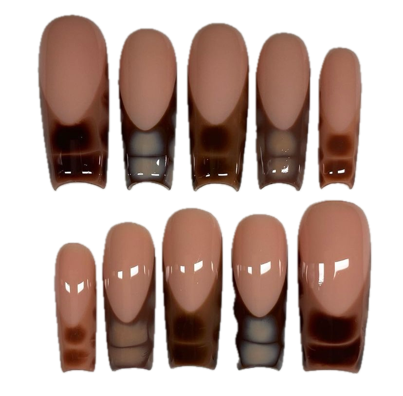 Press on nails - set croco