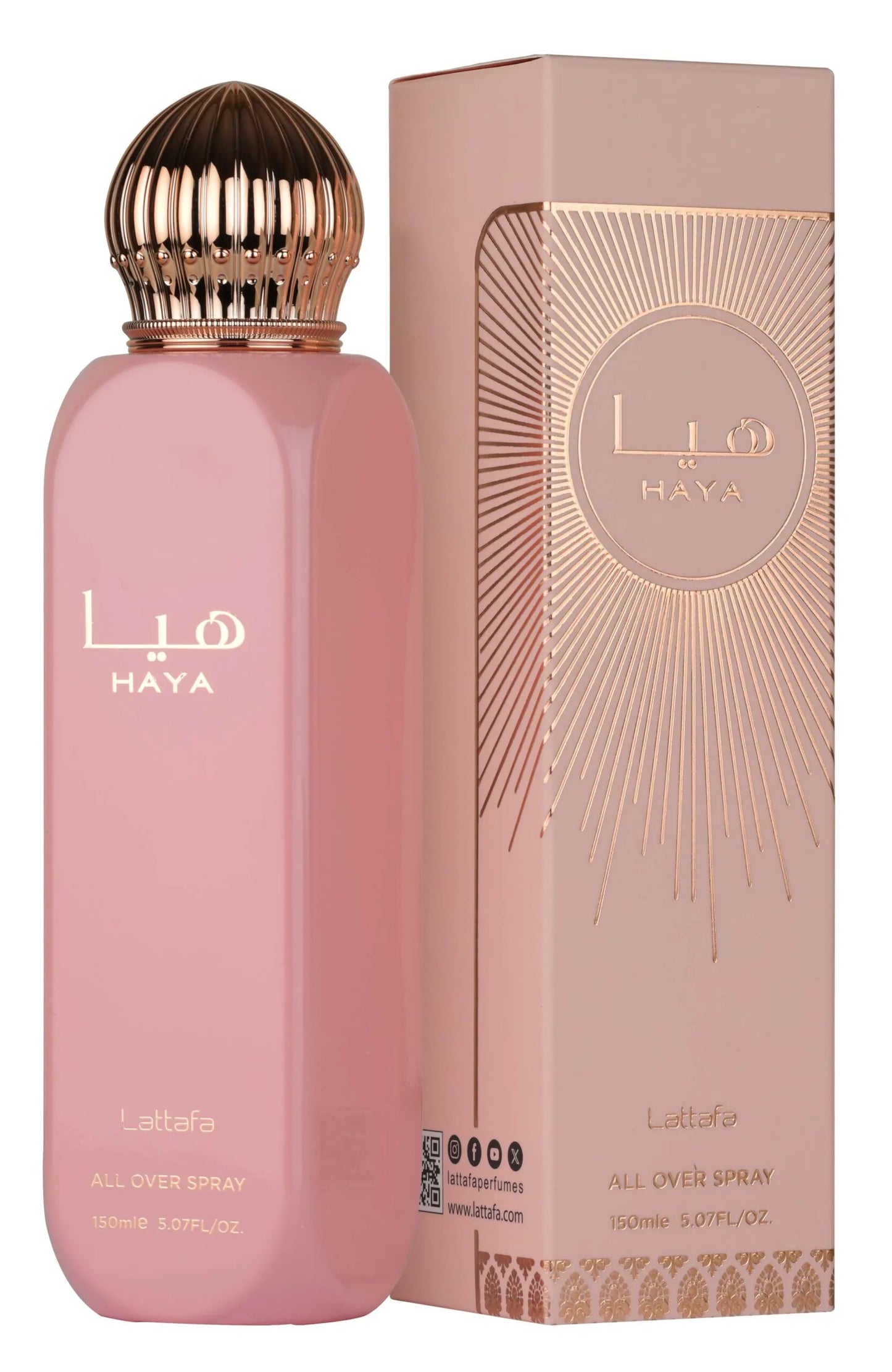 Lattafa brume all over spray corps et cheveux - Haya
