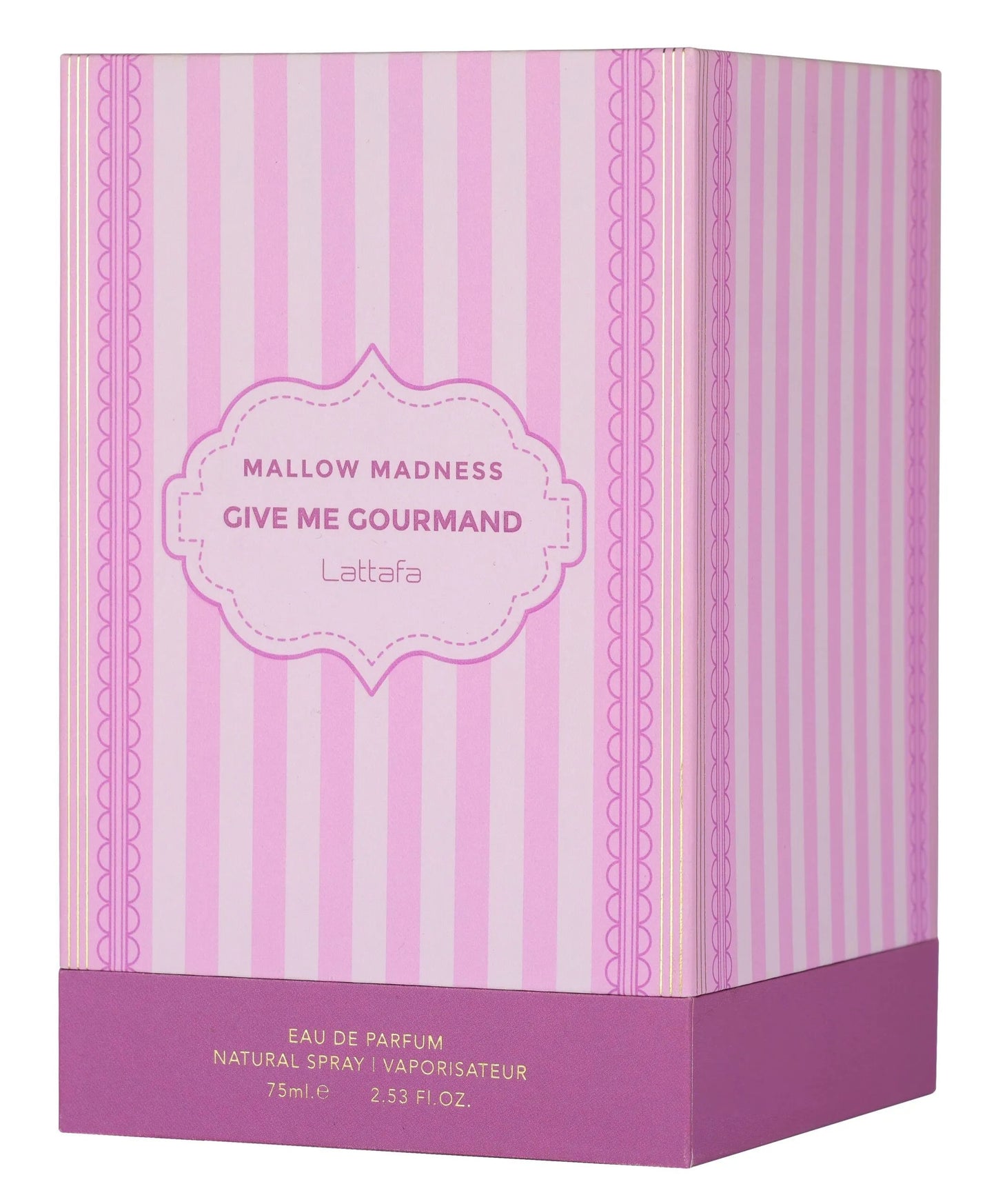 Lattafa give me gourmand mallow madness