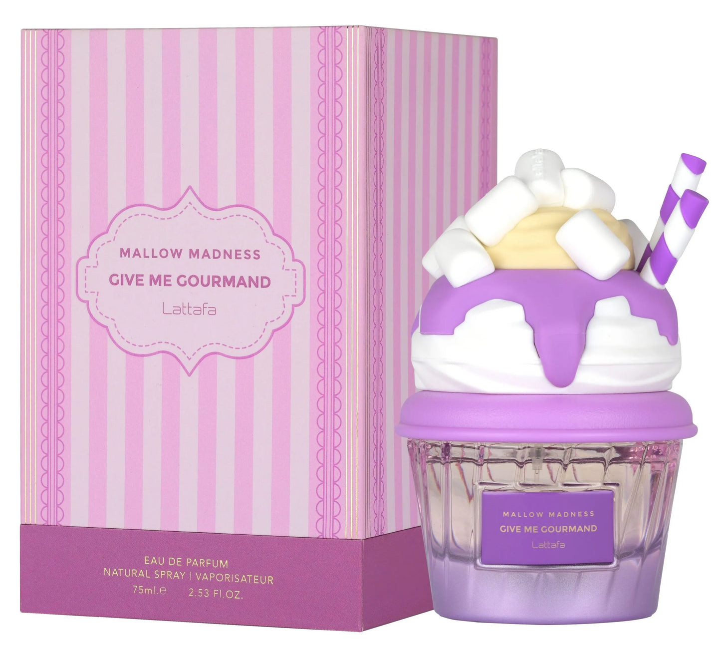 Lattafa give me gourmand mallow madness