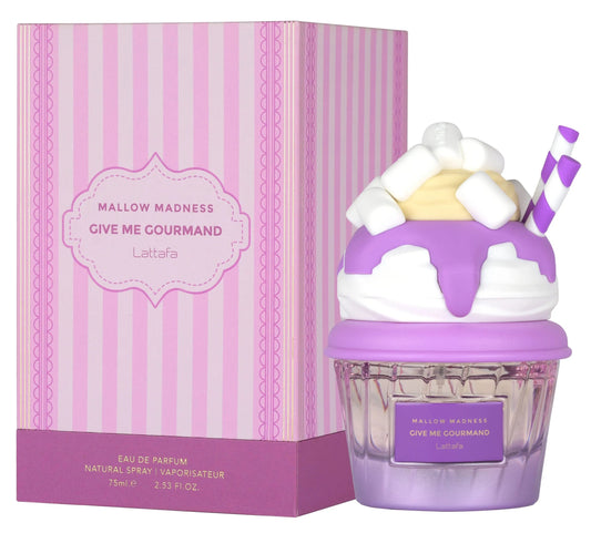 Lattafa give me gourmand mallow madness