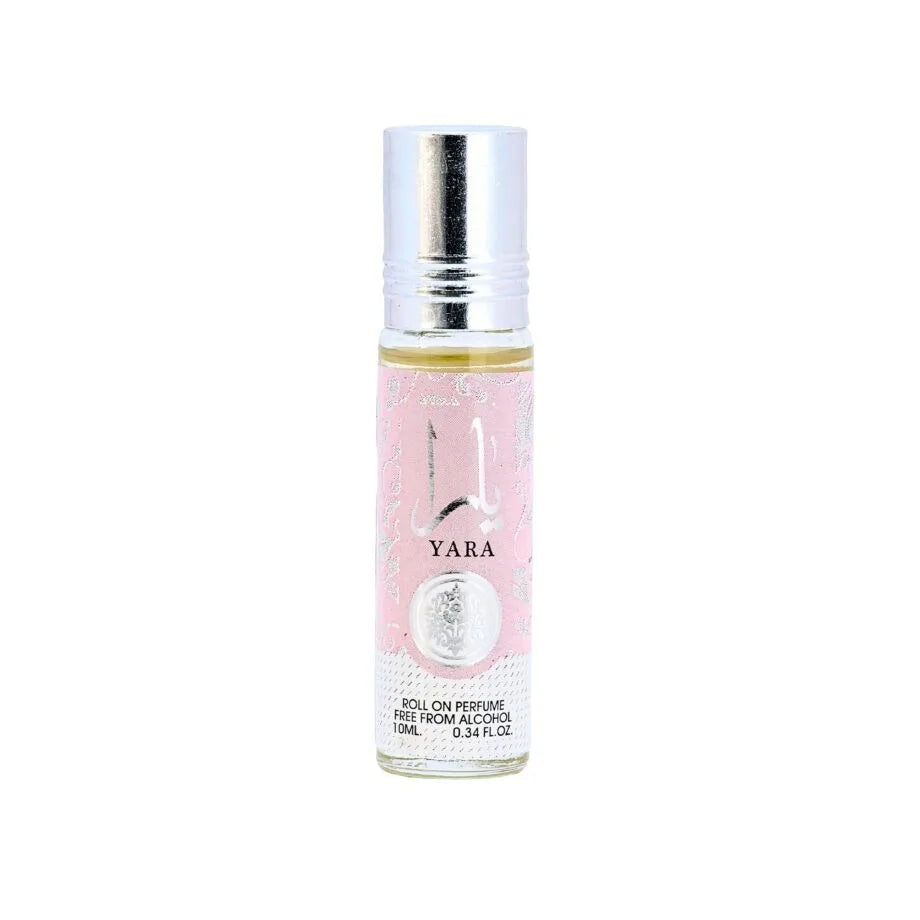 Yara Roll On 10 ml de Lattafa ard al zaafaran musc roll on yara rose huile