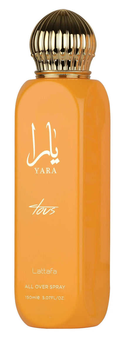 Lattafa brume all over spray corps et cheveux - yara tous