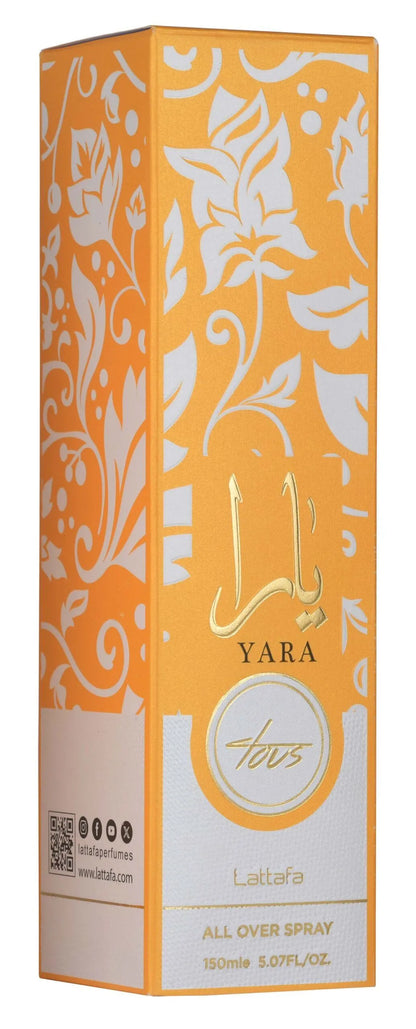 Lattafa brume all over spray corps et cheveux - yara tous